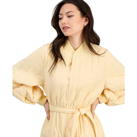 RAINS- Quilted Waterproof Tie Waist Coat/ Medium/ NWT - Picture 4 of 8